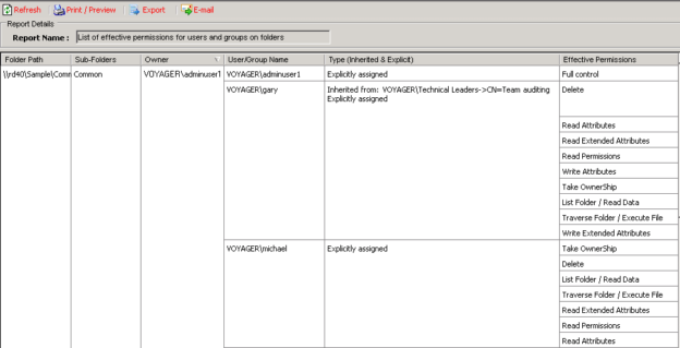 NTFS Permissions Reporter Pro 4.0.492 instal the last version for windows