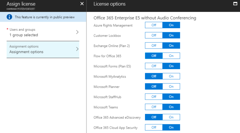 office 365 license assignment date powershell