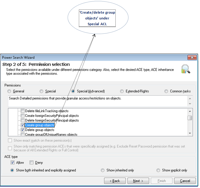 Active Directory Permissions Search