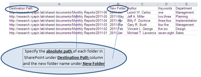 Rename folders that already exist in SharePoint